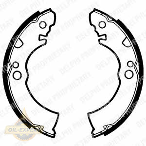 Delphi Колодки тормозные барабанные DELPHI LS1285 - Картинка 1