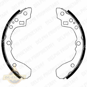 Delphi Колодки тормозные барабанные DELPHI LS1824 - Картинка 1