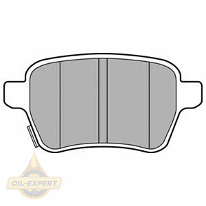 Delphi Колодки тормозные дисковые DELPHI LP3165 - Картинка 1