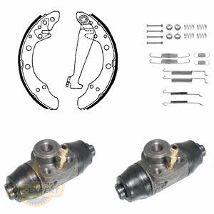 Delphi Колодки тормозные барабанные, комплект DELPHI KP850 - Картинка 1