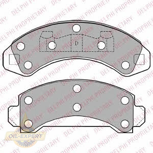 Delphi Колодки дискові гальмівні DELPHI LP1173 - Заображення 1