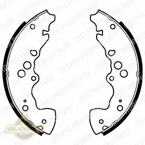 Delphi Колодки тормозные барабанные DELPHI LS1955 - Картинка 1