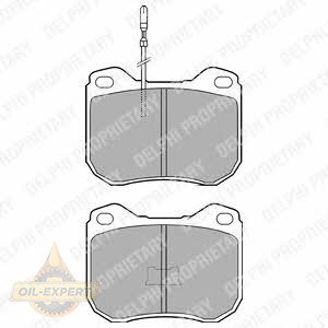 Delphi Колодки тормозные дисковые DELPHI LP108 - Картинка 1