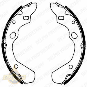 Delphi Колодки тормозные барабанные DELPHI LS1516 - Картинка 1