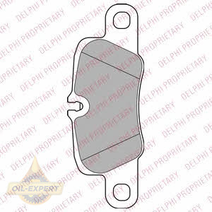 Delphi Колодки тормозные дисковые DELPHI LP2237 - Картинка 1