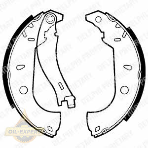 Delphi Колодки тормозные барабанные DELPHI LS1379 - Картинка 1