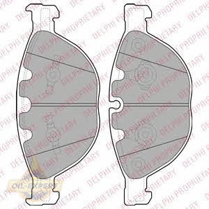 Delphi Колодки дискові гальмівні DELPHI LP2041 - Заображення 1