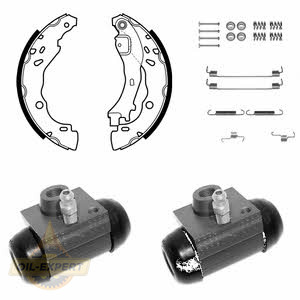 Delphi Колодки тормозные барабанные, комплект DELPHI KP1128 - Картинка 1