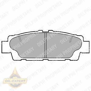 Delphi Колодки тормозные дисковые DELPHI LP937 - Картинка 1