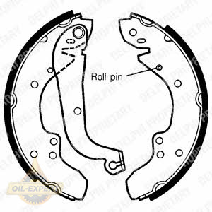 Delphi Колодки тормозные барабанные DELPHI LS1295 - Картинка 1