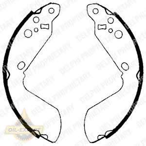 Delphi Колодки тормозные барабанные DELPHI LS1651 - Картинка 1