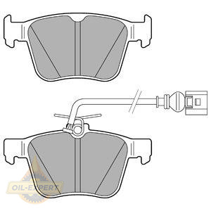 Delphi Колодки тормозные дисковые DELPHI LP3267 - Картинка 1