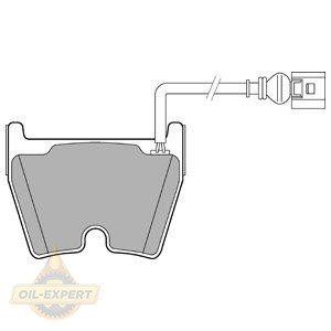 Delphi Колодки тормозные дисковые DELPHI LP3266 - Картинка 1