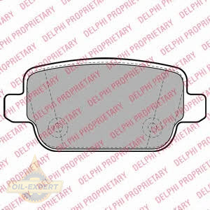 Delphi Колодки тормозные дисковые DELPHI LP1969 - Картинка 1