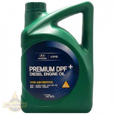 Hyundai/kia Моторное масло HYUNDAI/KIA MOBIS PREMIUM DPF Diesel + 5W-30 - Картинка 1