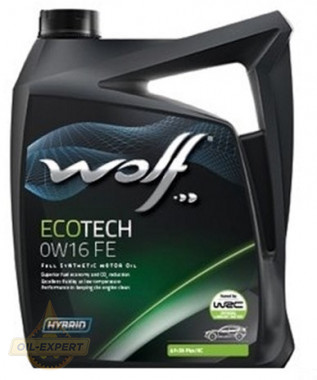 Wolf Моторна олива WOLF ECOTECH 0W-16 FE - Заображення 1
