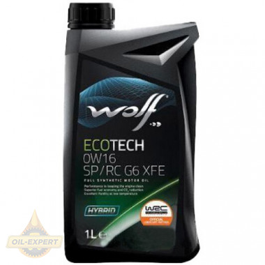 Wolf Моторное масло WOLF ECOTECH 0W-16 SP/RC G6 XFE - Картинка 2