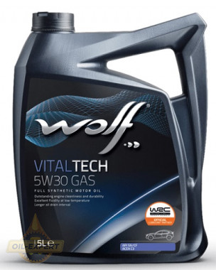 Wolf Моторна олива WOLF VITALTECH 5W-30 GAS - Заображення 1