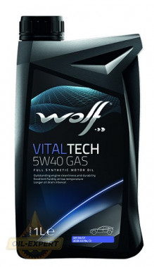 Wolf Моторна олива WOLF VITALTECH 5W-40 GAS - Заображення 2