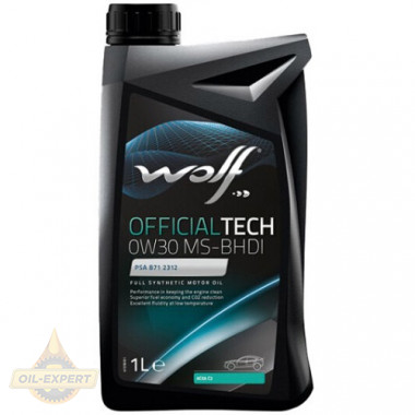 Wolf Моторное масло WOLF OFFICIALTECH 0W-30 MS-BHDI - Картинка 2