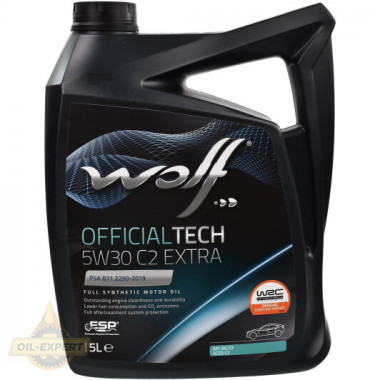 Wolf Моторное масло WOLF OFFICIALTECH 5W-30 C2 EXTRA  - Картинка 3