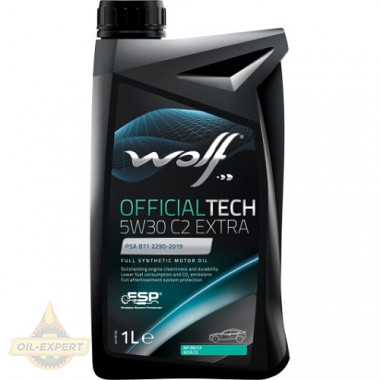 Wolf Моторное масло WOLF OFFICIALTECH 5W-30 C2 EXTRA  - Картинка 2