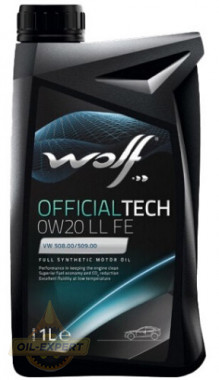 Wolf Моторна олива WOLF OFFICIALTECH 0W-20 LL FE - Заображення 2
