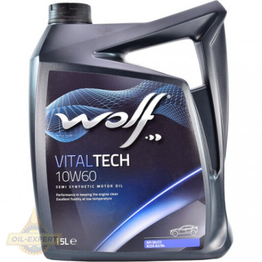 Wolf Моторное масло WOLF VITALTECH 10W-60 - Картинка 1