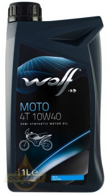 Wolf Моторна мото олива WOLF MOTO 4T 10W-40 - Заображення 1