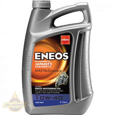 Eneos Моторна мото олива ENEOS MAX Performance 10W-40 - Заображення 2