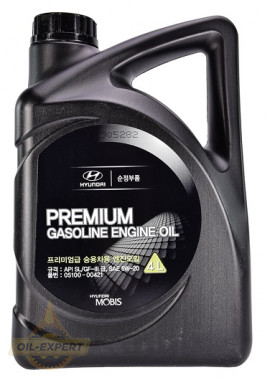 Hyundai/kia Моторное масло HYUNDAI/KIA MOBIS Premium Gasoline SL 5W-20 - Картинка 1