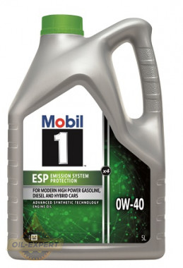Mobil Моторное масло MOBIL 1 ESP Х4 0W-40 - Картинка 1