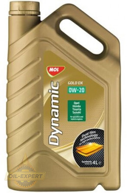 Mol Моторное масло MOL DYNAMIC GOLD DX 0W-20             - Картинка 1