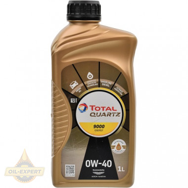 Total Моторна олива TOTAL Quartz 9000 Energy 0W-40 - Заображення 2