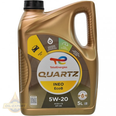 Total Моторное масло TOTAL Quartz Ineo Ecob 5W-20 - Картинка 1