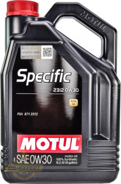 Motul Моторна олива MOTUL SPECIFIC 2312 0W-30 - Заображення 1