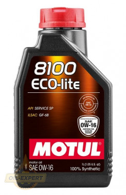 Motul Моторное масло MOTUL 8100 ECO-LITE 0W-16 - Картинка 1