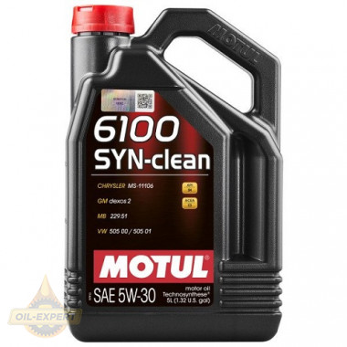Motul Моторна олива MOTUL 6100 SYN-CLEAN 5W-30 - Заображення 1