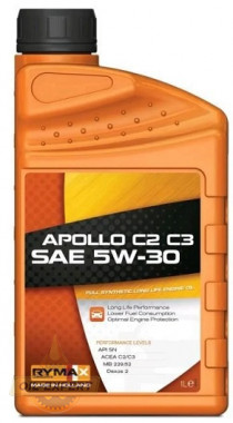 Rymax Моторна олива RYMAX APOLLO C2-C3 5W-30 - Заображення 2