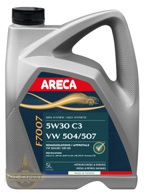Areca Моторна олива ARECA F7007 5W-30 C3 504/507 - Заображення 1
