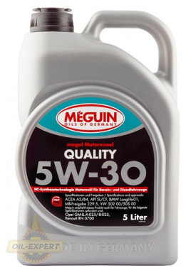 Meguin Моторна олива MEGUIN Quality 5W-30 - Заображення 3