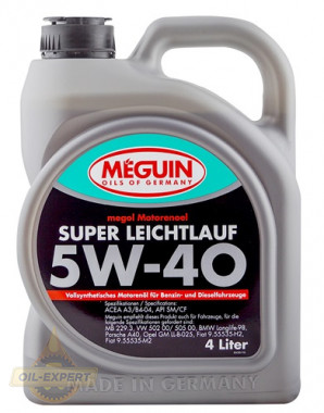 Meguin Моторна олива MEGUIN Super Leichtlauf 5W-40 - Заображення 1