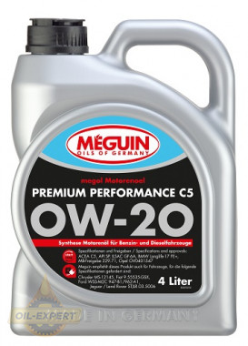 Meguin Моторное масло MEGUIN Premium Performance 0W-20 - Картинка 1