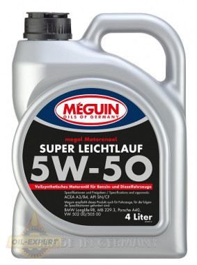 Meguin Моторное масло MEGUIN Super Leichtlauf 5W-50 - Картинка 1