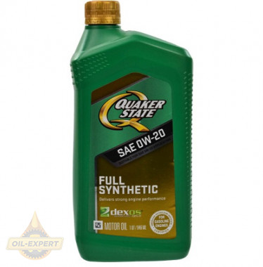 Quaker State Моторна олія QUAKER STATE 0W-20 Full Synthetic - Заображення 1