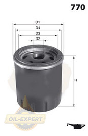 Mecafilter Фильтр масляный Mecafilter ELH4393 - Картинка 2