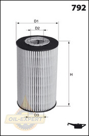 Mecafilter Фильтр масляный Mecafilter ELH4429 - Картинка 2