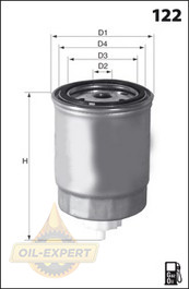 Mecafilter Фильтр топливный Mecafilter ELG5228 - Картинка 2