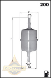 Mecafilter Фильтр топливный Mecafilter ELE1990 - Картинка 2