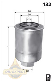 Mecafilter Фильтр топливный Mecafilter ELG5308 - Картинка 2